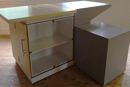 National-Trust-Quarry-Bank-Mill-Mobile-Collections-Display-Counter8