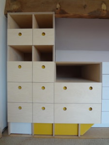 Storage Cabinetry. Artists Studio.